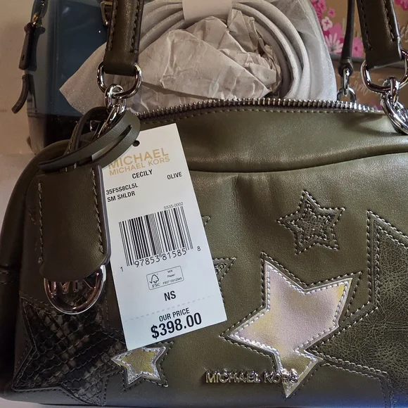 🔥LOW START🔥Michael Kors Star Embellished Bag - Picture 4 of 10